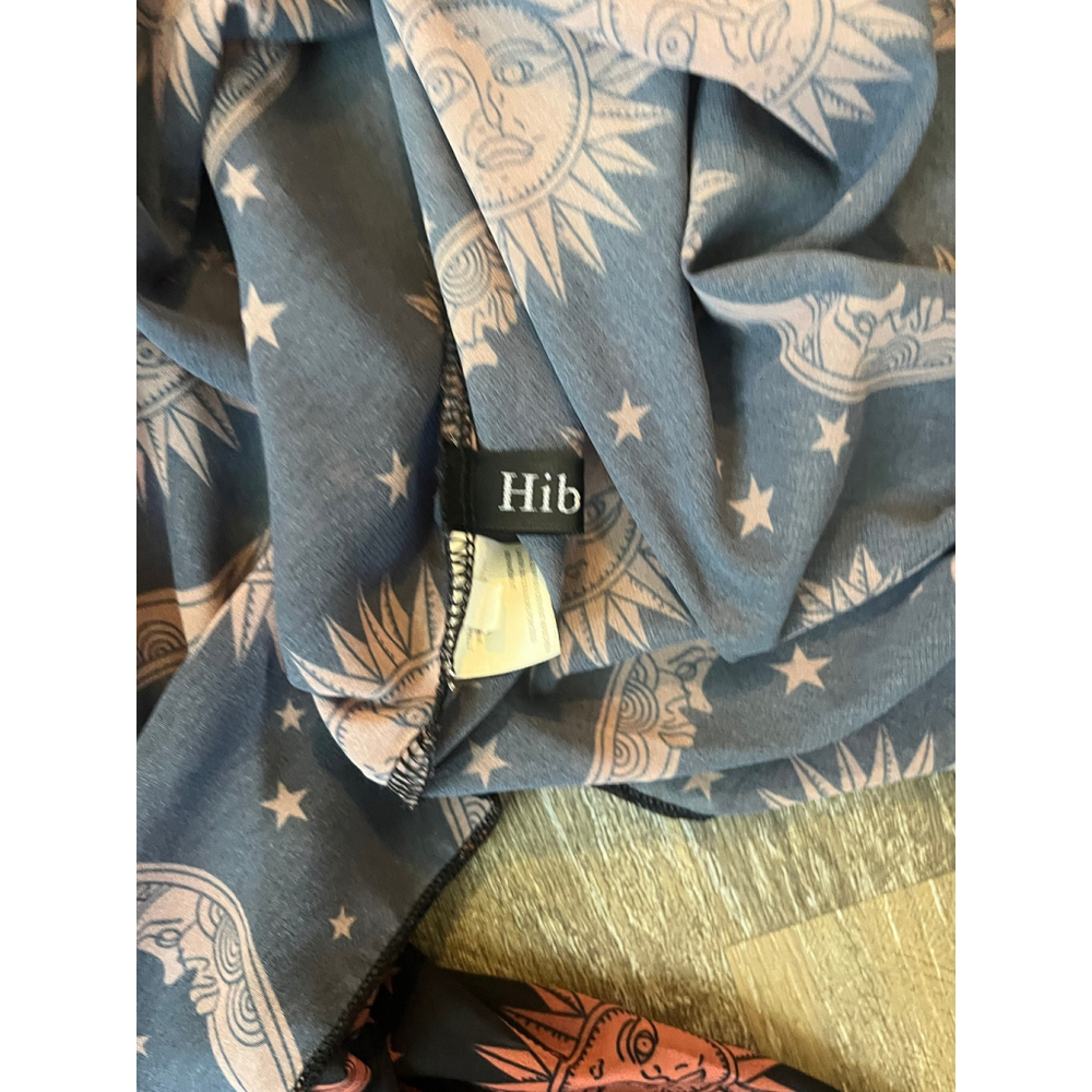 Women's Hib Black & Pink Sun Moon Star Scarf - Picture 3 of 6